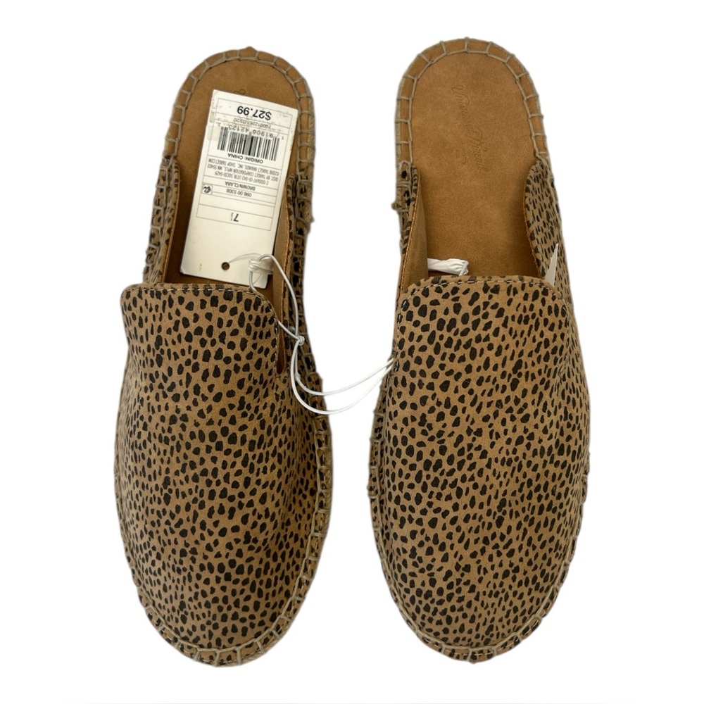 Universal Thread Clara Leopard Print Espadrilles Slip-On Loafers, Size 7.5
